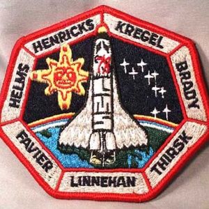 STS-78 NASA EMBROIDERED CREW PATCH, 1996 OFFICIAL FULL COLOUR FABRIC, GENUINE,